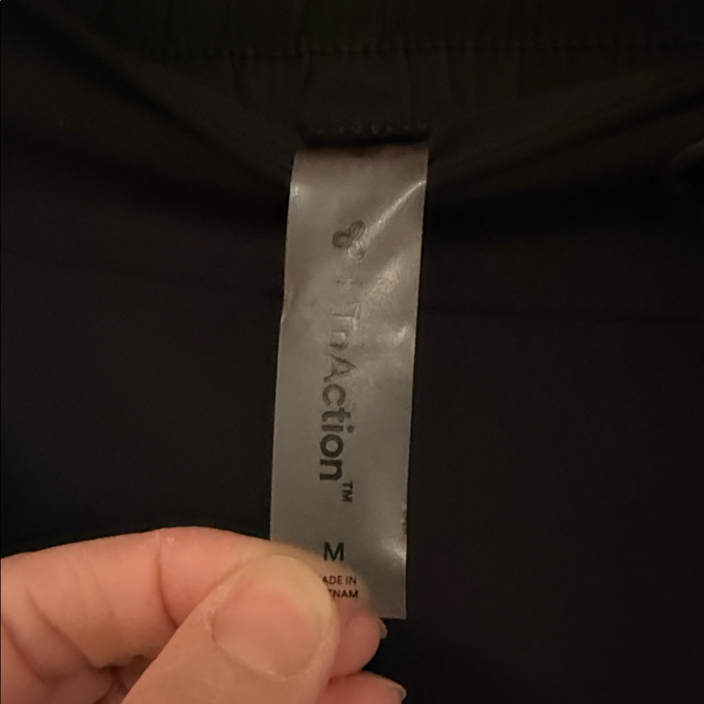 Black Drawstring Pants - Picture 2 of 5